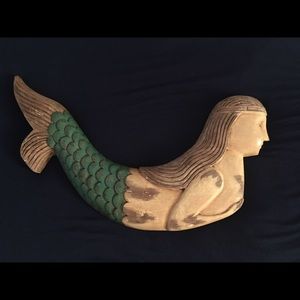 Mermaid Handmade Wooden Wall Hanging